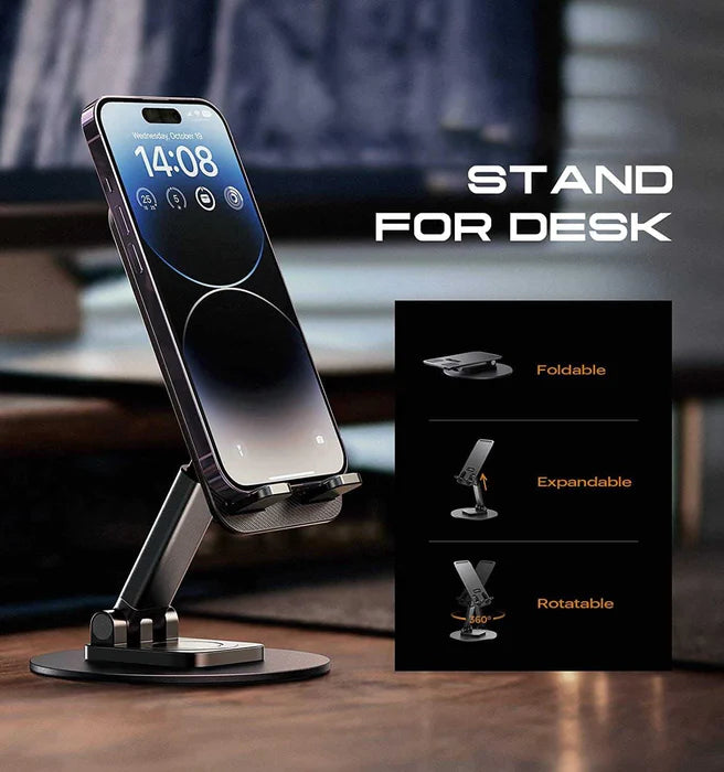 Mobile Aluminum Stand and Tablet (360° Rotating) - 60% OFF